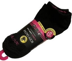BodyGlove Women&#39;s Low Cut Socks 10 Pairs Black &amp; White NWT - £12.42 GBP