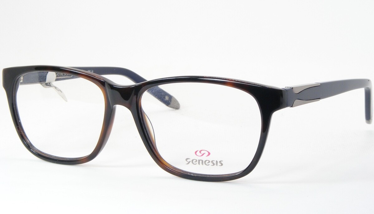Génesis GV1412 3 Carey Oscuro /Azul /Metal Gun Raros Gafas 53-16-140 - $135.61