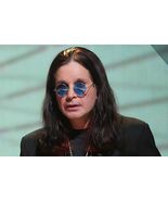 Ozzy Osbourne Style Round Sunglasses Blue Lens Retro Rock Vintage Hippie... - €12,54 EUR
