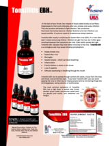 Tonsillitis EBV- Super Absorbent tonsillitis Rapid Relief.(1 unit 30 ml liquid ) image 2