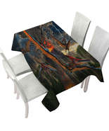 Cool Dinosaurs Art Volcano Eruption Tablecloth - $51.98 CAD+
