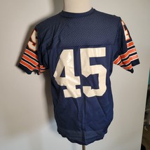 VTG Gary Fencik Sand-Knit Chicago Bears Men&#39;s Blue NFL Licensed 45 Jersey XL - £63.39 GBP