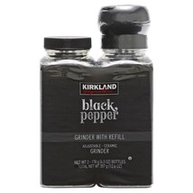 Kirkland Signature Black Pepper Grinder with Refill 12.6 OZ  - £12.43 GBP