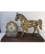 Vintage United No 315  Mantel horse Clock Made in the USA - £139.55 GBP