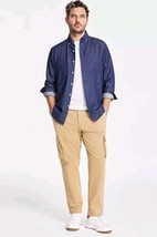 Club Room Men&#39;s Classic-Fit Solid Button-Down Denim Shirt XXL NWT - $24.70