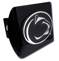 Penn State Nittany Lions Black Usa Made Trailer Hitch Cover - £60.89 GBP