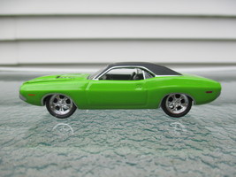 Greenlight 1:64, 1970 Dodge Challenger RT, Green, Rubber Tires, VGC - $8.00