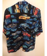 Reyn Spooner SPORTS Shirt Herren Sz Medium Authentisch Waren Corvette - $83.94 CAD