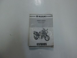 2001 Suzuki GSF600S Owners Manual WATER DAMAGED STAINED WORN FACTORY OEM... - $19.54