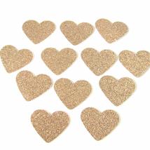 DIY Pre Cut Frosty Gold Glitter DIY Making Kit Double Sided He - £7.99 GBP