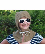 ANTIQUE SOVIET RUSSIAN USSR SOLDIER STROJBAT HAT CAP - €25,88 EUR