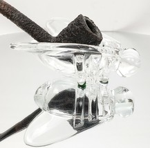 Vannes Le Chatel Glass Bee Bug MCM Cigar Holder Pipe Rest Candy Trinket Bowl - £68.55 GBP