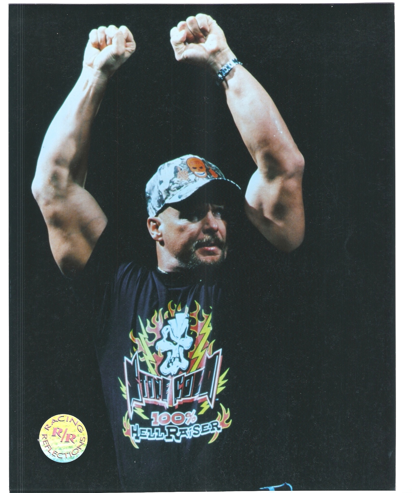 Steve Austin RR RH RR Vintage 8X10 Color Wrestling Memorabilia Photo - $4.99