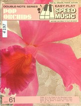 Easy play Speed Music Pop Orchids Double Note 1976 Sheet Music Songbook 197a - £5.46 GBP