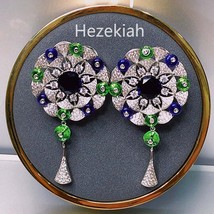 Hezekiah  Luxurious LADIES EARRINGS Bridal Wedding Earrings High end celebrities - £41.21 GBP