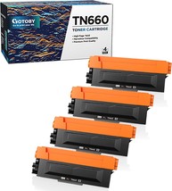 Gotoby Compatible Toner Cartridge Replacement for Brother TN660, 4 Pack - £22.81 GBP