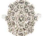 Women&#39;s Cluster ring 14kt White Gold 330810 - $899.00
