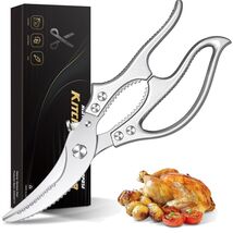 Heavy Duty Poultry Shears in Military Grade Stainless Steel - Effortless... - $24.70