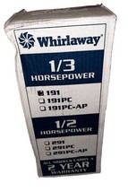 Whirlaway® Garbage Disposal #406100 191™ 1/3 HP - $61.75