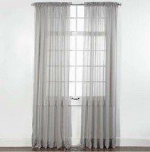 Style Master Elegance Voile Window Treatments Silver 60"W X 63"L - $9.49