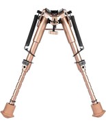 SPINA OPTICS 6"-9" Adjustable Height Swivel Model Solid Shooting Tactical Bipod - $18.69