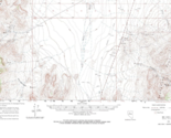 Mc Coy Quadrangle Nevada 1961 Topo Map USGS 1:62500 Topographic - $21.99
