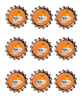 Halloween Bottlecap -Download-ClipArt-ArtClip-Bottle Cap-Digital - $0.99