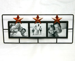 Country Photo Frame with Copper Stars - $9.95