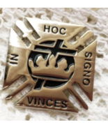 Knights Templar VINCES IN HOC SIGNO Lapel Pin  - £7.04 GBP