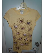 Freedom By New Era Yellow Heart Accented Junior Top New With Tags - $10.90 CAD