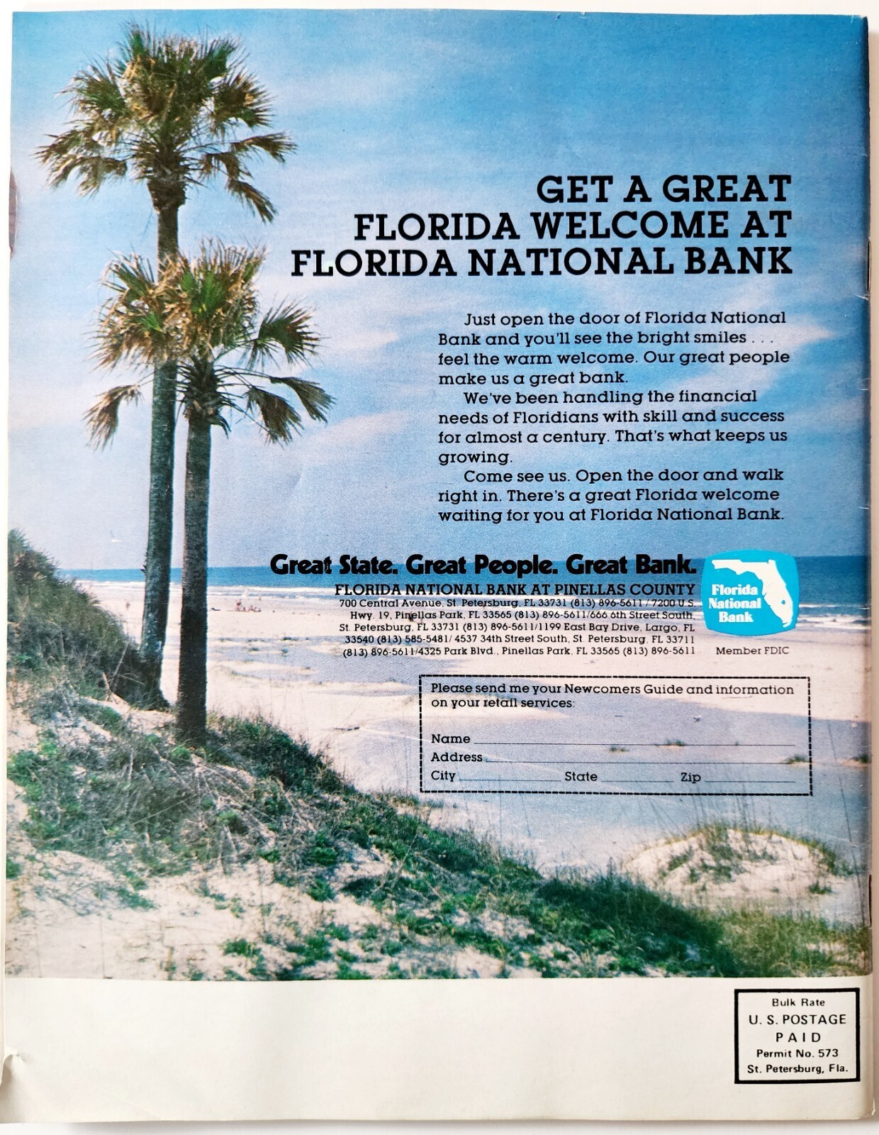 1984 Florida's Suncoast St Petersburg Vintage Travel Magazine Brochure 1 DWF18 Item image 7