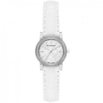 Burberry BU9221 Swiss 54 Diamonds Bezel Silver tone Alligator Band Watch $1795 - £537.22 GBP