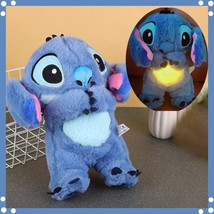 Kawaii Stitch Plush Doll Baby Sleeping Sound Musical With Air Bag and Li... - $19.99