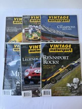 VINTAGE MOTORSPORT Complete Year 2001 6 Issues Journal of Motor Racing H... - $19.50