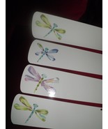 CUSTOM DRAGON FLY CEILING FAN ~ BLUE PURPLE GREEN ~GREAT FOR GIRLS ROOM - $118.79