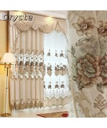 Luxury Embroidered Curtains for Living Dining Room Bedroom European Styl... - $58.80 CAD+