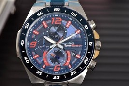 Casio Edifice Toro Rosso EFR-564TR-2ADR Blue Dial Stainless Steel Men&#39;s Watch - £88.80 GBP