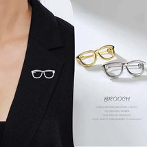 Chic Mini Glasses Metal Brooch Pins for Backpacks  Lapels - $27.95