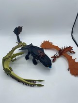 How to Train your Dragon Deadly Figure Parts Lot Zippleback Hookfang Toothless - £7.46 GBP