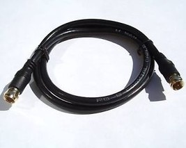 3Ft RG6 Coax Video Cable for Satellite HDTV Modem Black - $4.61
