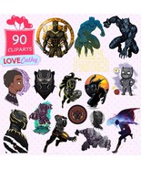 Black Panther, Hero, Clipart Digital, PNG, Printable, Party, Decoration - £2.20 GBP