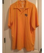 NCAA Men&#39;s Short Sleeve Polo Shirt Wake Forest University Size XXL Gold - $42.60 CAD