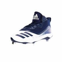 Adidas Icon V Bounce G28273 Baseball Cleats Metal Mens Size 16 White Navy Judge - £30.85 GBP