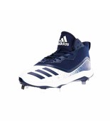 Adidas Icon V Bounce G28273 Baseball Cleats Metal Mens Size 16 White Nav... - £30.32 GBP