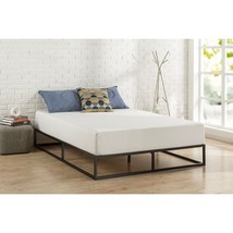 Twin size 10-inch Low Profile Modern Metal Platform Bed Frame with Wooden Slats - £192.41 GBP