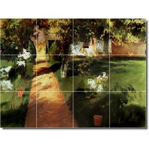 Jean Millet Garden Painting Ceramic Tile Mural BTZ06050 - £95.92 GBP+