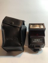 Minolta Maxxum Camera 2800 AF External Flash w/ Case Black Tested Working - £14.90 GBP