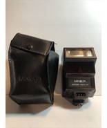 Minolta Maxxum Camera 2800 AF External Flash w/ Case Black Tested Working - £13.94 GBP