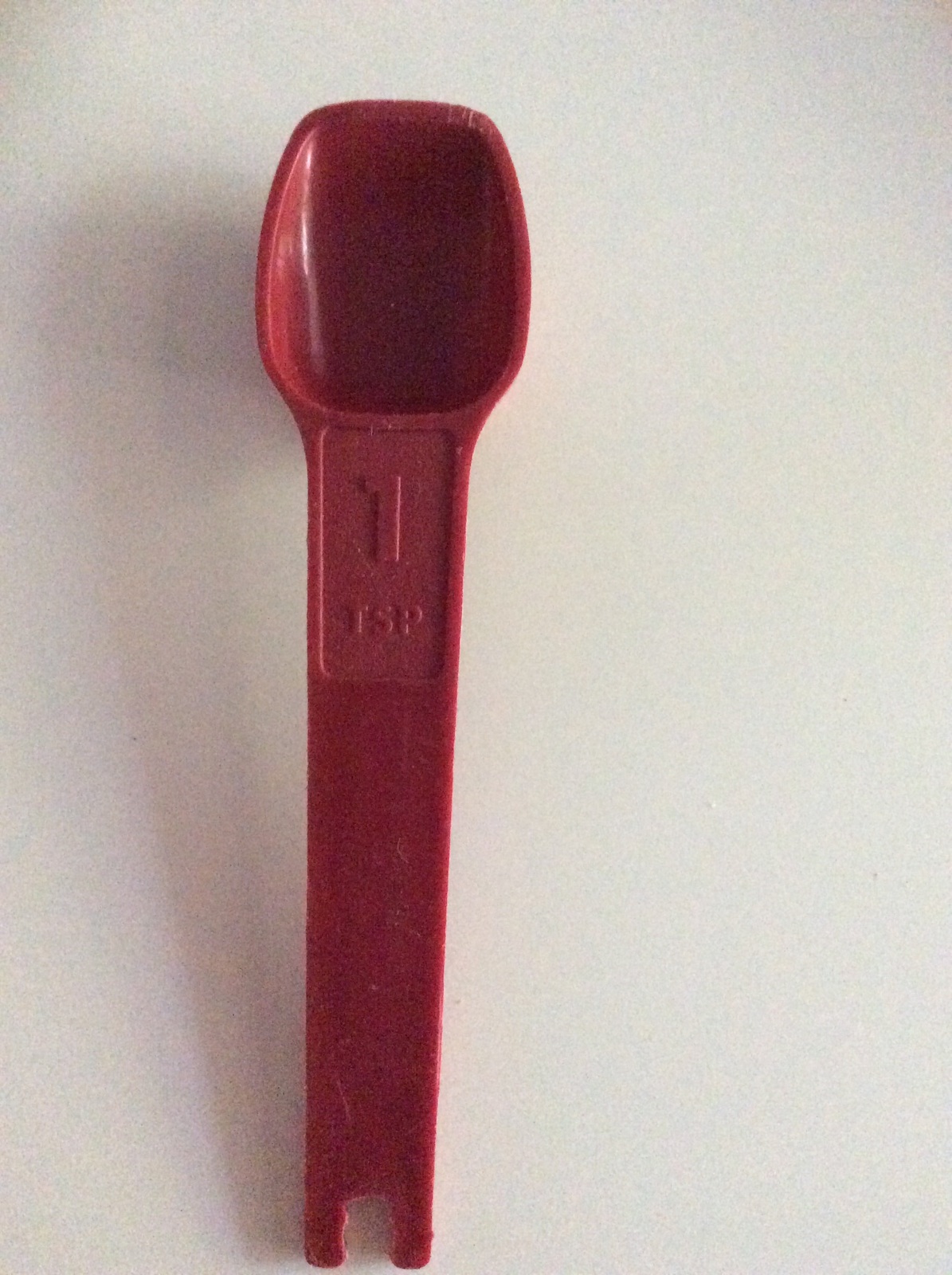 Tupperware Replacement Measuring Spoon 1 TSP Cranberry - $6.55