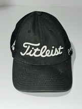 FJ New Era Titleist Pro V1 Golf Trucker Hat Men&#39;s Black Large-XLarge Pol... - $20.11